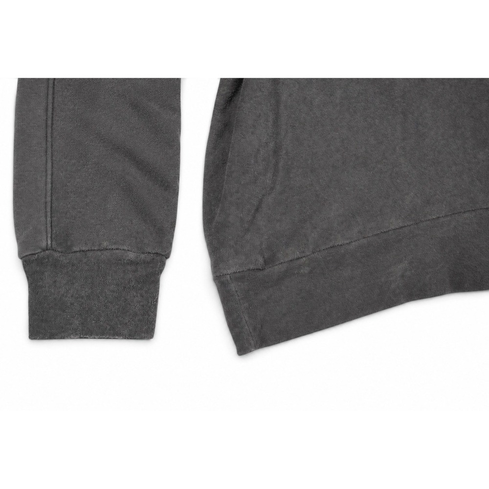 Varley Lyle Top Large Pavement Gray Terry Cotton Oversized Sweatshirt - Picture 6 of 8